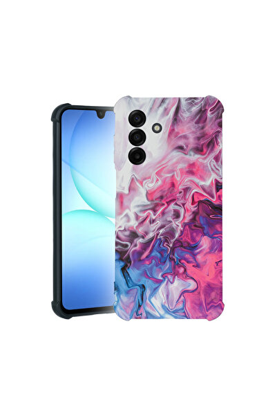 bestcase Carcasă Pro Shock pentru Samsung Galaxy A17, cu design roz marmorat ...
