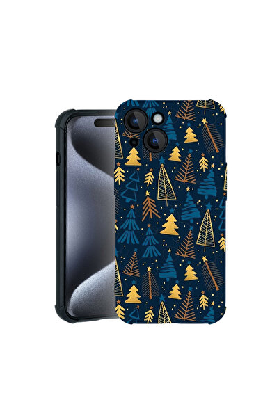 bestcase Carcasă Pro Shock pentru Apple iPhone 15, cu design model Crăciun, 3...