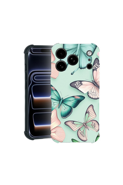 bestcase Carcasă Pro Shock pentru Apple iPhone 17 Pro, cu design cu model flu...