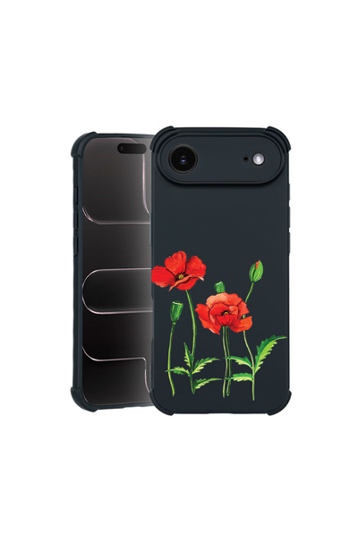 bestcase Carcasă Pro Shock pentru Apple iPhone 17 Air, cu design roșu mac, 3100040 ASB 643