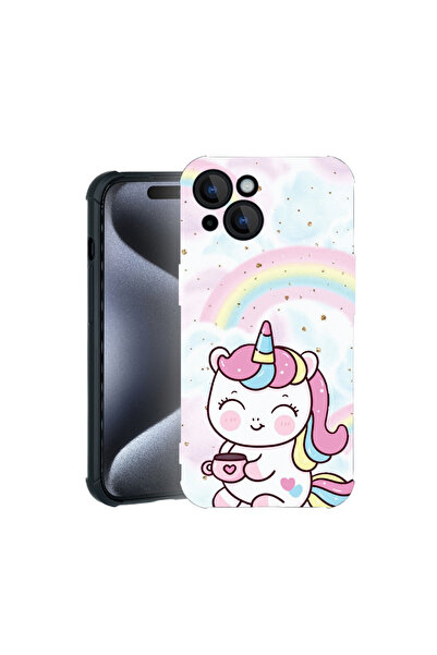 bestcase Carcasă Pro Shock pentru Apple iPhone 15, cu design Little Unicorn, 3100031 ASB 1212