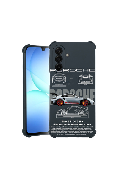 bestcase Професионален удароустойчив калъф за Samsung Galaxy A16, дизайн Pors...