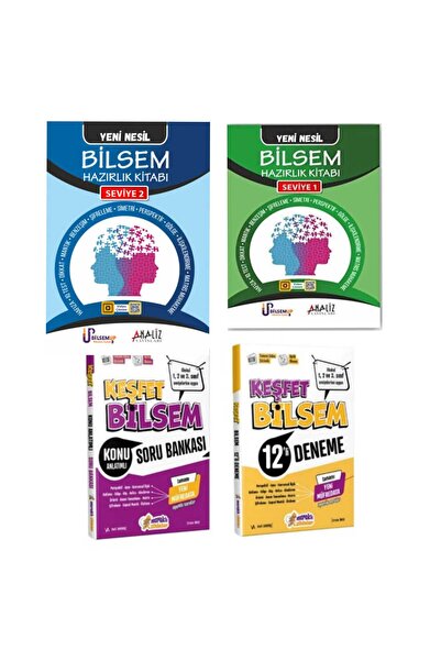 Mavi Deniz Yayınları 2. Sınıf Bilsem Hazırlık Seti Tüm Sınıflar İçin 4 Parça ...