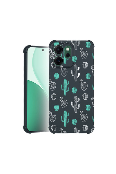 bestcase Carcasă Pro Shock pentru Oppo Reno 14F / FS, cu design Cactus, 31000...