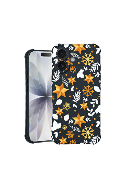 bestcase Carcasă Pro Shock pentru Apple iPhone 15 Pro, cu design Golden Stars...