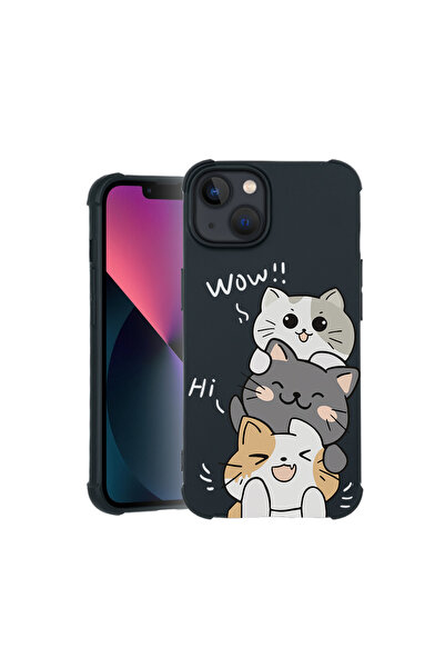 bestcase Carcasă Pro Shock pentru Apple iPhone 12 / 12 Pro, cu design Cat Wow...