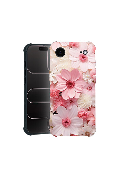 bestcase Carcasă Pro Shock pentru Apple iPhone 17 Air, cu design roz și alb m...