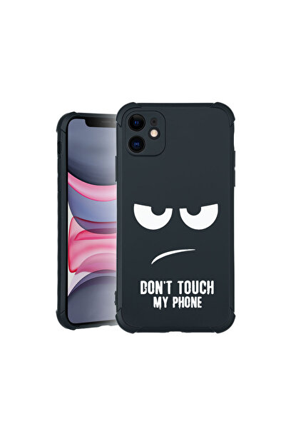 bestcase Carcasă Pro Shock pentru Apple iPhone 11, cu design „Nu atinge telef...