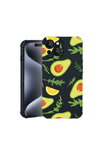 bestcase Θήκη Pro Shock για Apple iPhone 15, cu Design Avocado, 3100031 ASB 760