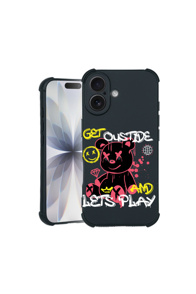 bestcase Carcasă Pro Shock pentru Apple iPhone 15 Pro Max, cu design Ursuleț ...