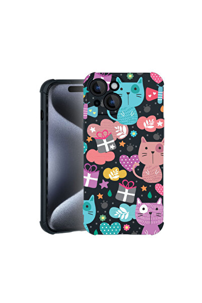 bestcase Carcasă Pro Shock pentru Apple iPhone 15, cu design Lovely Cat, 3100...