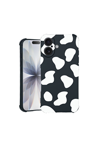 bestcase Carcasă Pro Shock pentru Apple iPhone 15 Pro, cu design Black Cow, 3...