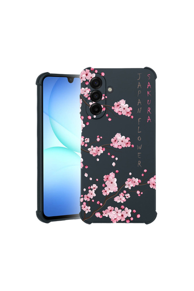 bestcase Carcasă Pro Shock pentru Samsung Galaxy A56, cu design Cherry Blosso...