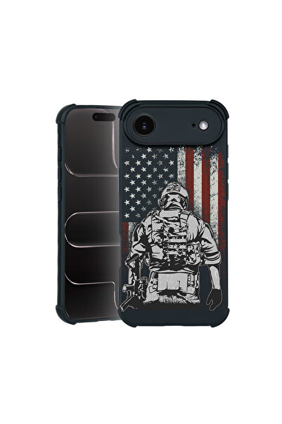 bestcase Carcasă Pro Shock pentru Apple iPhone 17 Air, cu design American Sol...