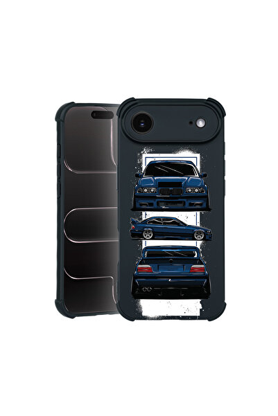 bestcase Калъф Pro Shock за Apple iPhone 17 Air, дизайн за BMW E36, 3100040 A...