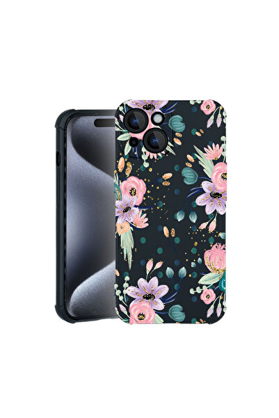 bestcase Θήκη Pro Shock για Apple iPhone 15, cu Design Flowers Collection, 31...