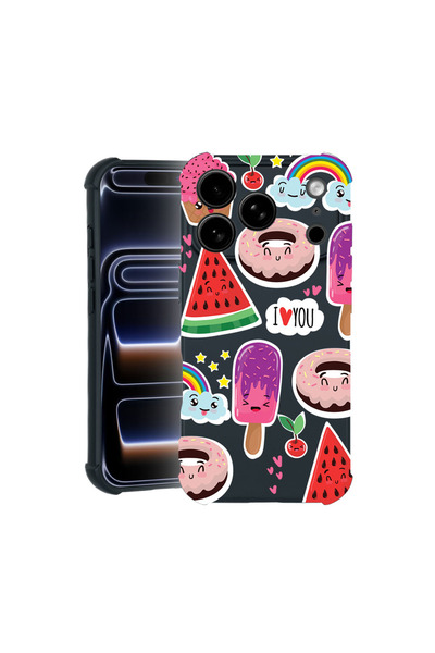 bestcase Carcasă Pro Shock pentru Apple iPhone 17 Pro, cu design Summer Feeli...