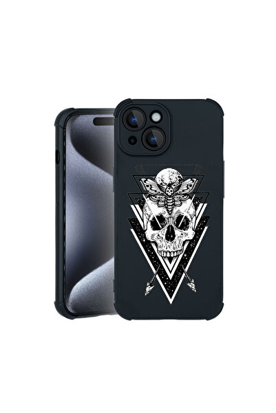 bestcase Θήκη Pro Shock για Apple iPhone 15, με σχέδιο κρανίο, 3100031 ASB 191