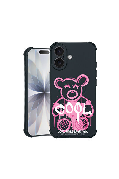 bestcase Carcasă Pro Shock pentru Apple iPhone 15 Pro, cu design Teddy Bear C...