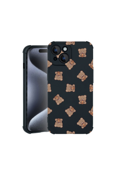 bestcase Carcasă Pro Shock pentru Apple iPhone 15, cu design model ursuleț de...