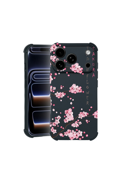 bestcase Carcasă Pro Shock pentru Apple iPhone 17 Pro Max, cu design Cherry B...