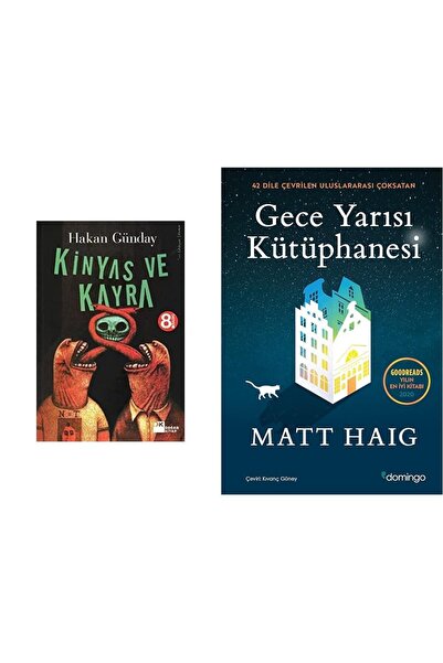 Domingo Yayınevi kinyas ve kayra + geceyarisi kutuphanesi =2set