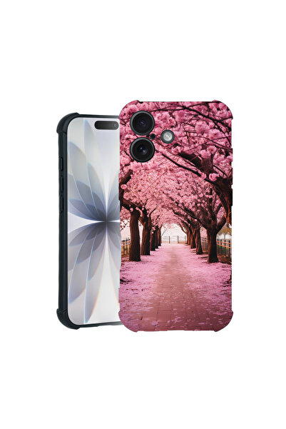 bestcase Carcasă Pro Shock pentru Apple iPhone 15 Pro, cu design Cherry Bloss...