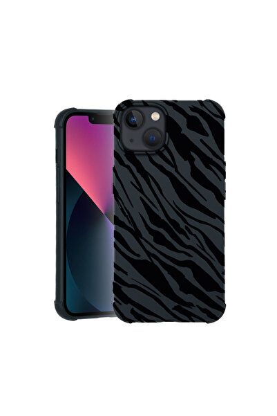 bestcase Pro Shock Case For Apple iPhone 13, cu Design Zebra Pattern, 3100027 ASB 1059