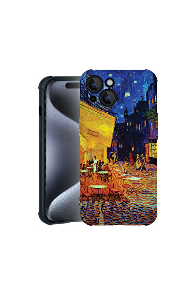 bestcase Carcasă Pro Shock pentru Apple iPhone 15, cu design Terasa cafenelei...
