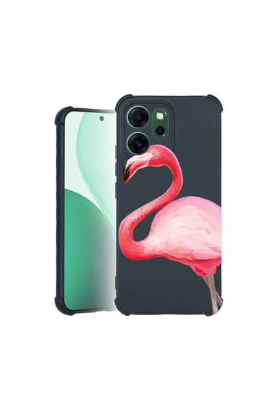 bestcase Carcasă Pro Shock pentru Oppo Reno 14F / FS, cu design Pink Flamingo, 3100041 ASB 55