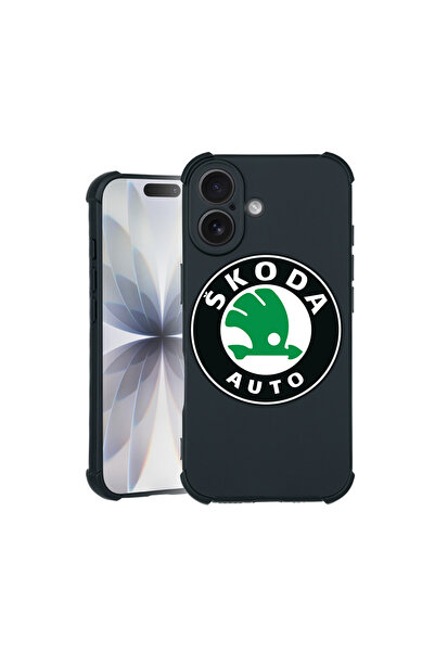 bestcase Carcasă Pro Shock pentru Apple iPhone 16, cu design Skoda Classic, 3...