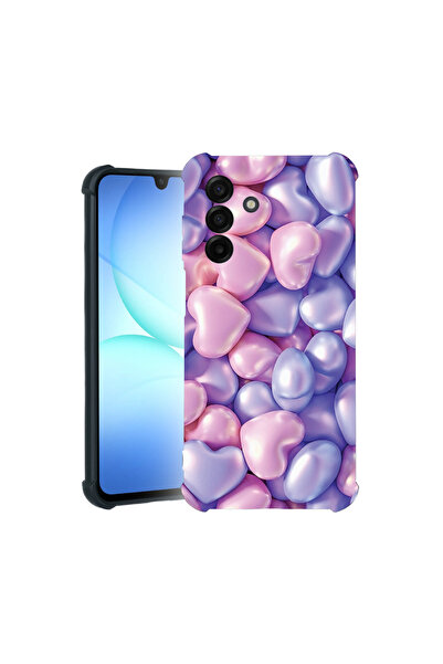 bestcase Carcasă Pro Shock pentru Samsung Galaxy A26, cu design inimioare colorate, 3100022 ASB 1146