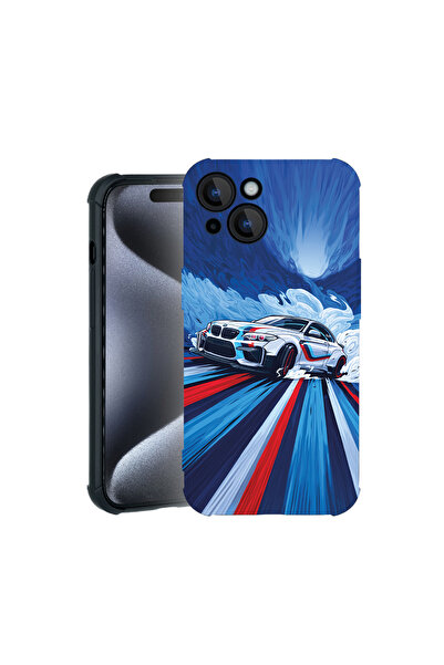 bestcase Carcasă Pro Shock pentru Apple iPhone 15, cu design BMW 3 E46, 31000...