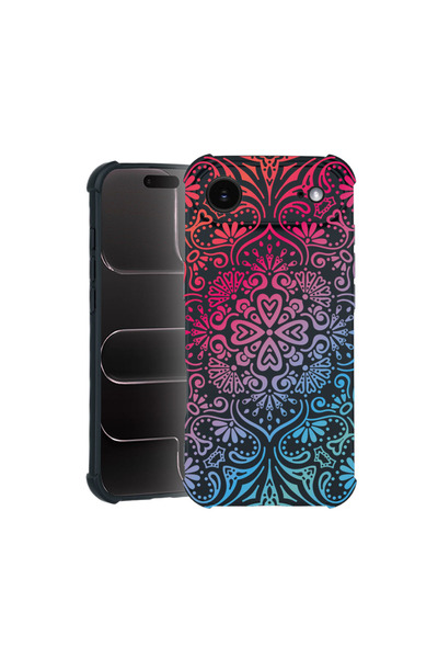 bestcase Θήκη Pro Shock για Apple iPhone 17 Air, cu Design Mandala Color, 310...
