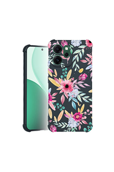 bestcase Carcasă Pro Shock pentru Oppo Reno 14F / FS, cu design Happy Flowers...