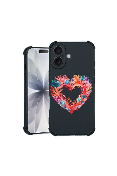bestcase Θήκη Pro Shock για Apple iPhone 15 Pro, cu Design Coral Heart, 31000...
