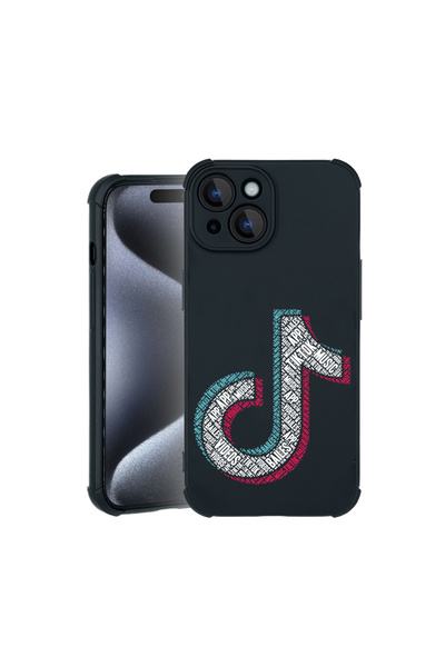 bestcase Carcasă Pro Shock pentru Apple iPhone 15, cu design Calligraphy TikTok, 3100031 ASB 1545