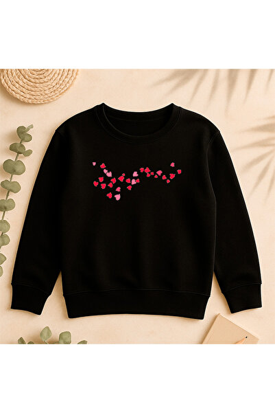 SVART WEAR Sweatshirt Casual Front Side Printed 100% Cotton Fancy Crew Neck Oversize