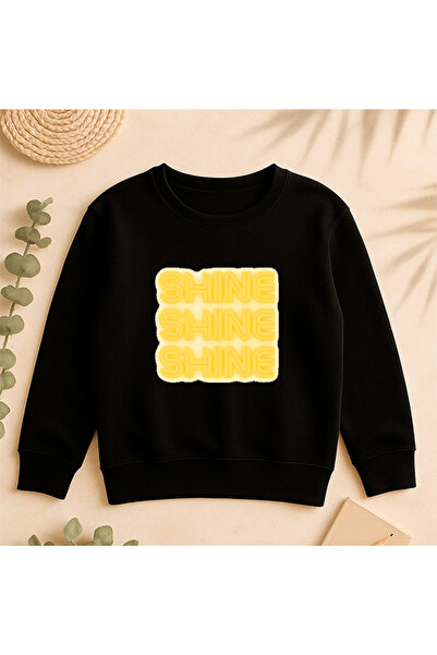 SVART WEAR Sweatshirt Daily cu imprimare pe partea din față 100% bumbac Fancy...