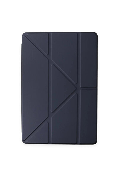 HarmonyAura Ipad Pro 12.9 (2021) Case Mars Tablet Case with Pen Holder - Navy Blue