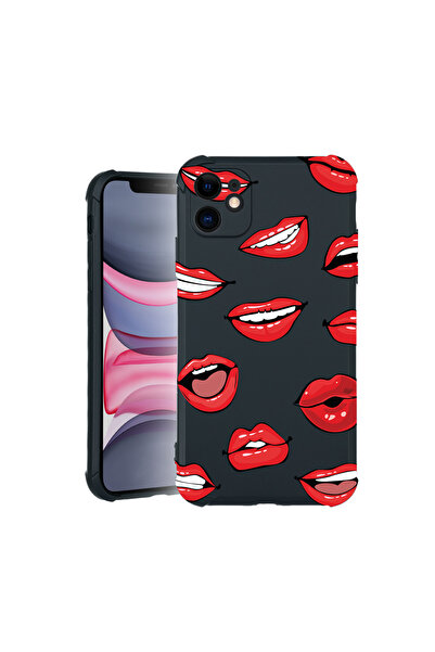 bestcase Carcasă Pro Shock pentru Apple iPhone 11, cu design Lips - model săr...