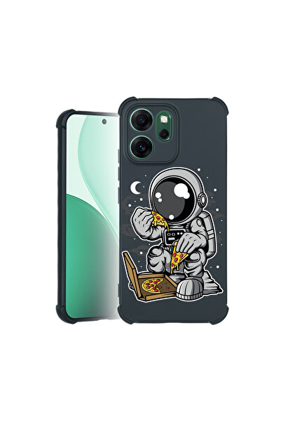 bestcase Carcasă Pro Shock pentru Oppo Reno 14F / FS, cu design Astronaut Pizza, 3100041 ASB 1004
