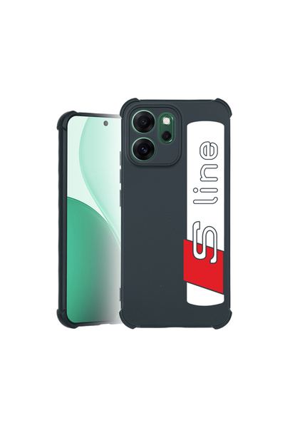 bestcase Carcasă Pro Shock pentru Oppo Reno 14F / FS, cu design Audi S Line, 3100041 ASB 1757