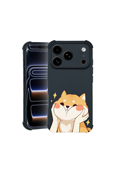 bestcase Θήκη Pro Shock για Apple iPhone 17 Pro, με σχέδιο Emoji - Γλυκιά γάτ...