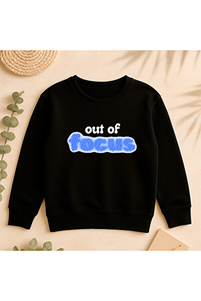 SVART WEAR Sweatshirt Casual Front Side Printed 100% Cotton Fancy Crew Neck Oversize