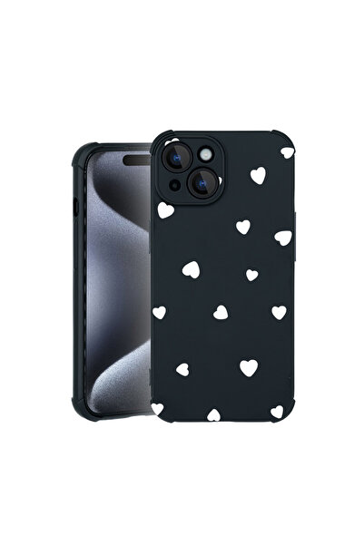 bestcase Carcasă Pro Shock pentru Apple iPhone 15, cu design în formă de inim...