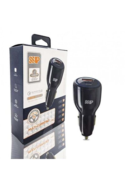SP PD+USB Car Charger 38W (Dual-Port)