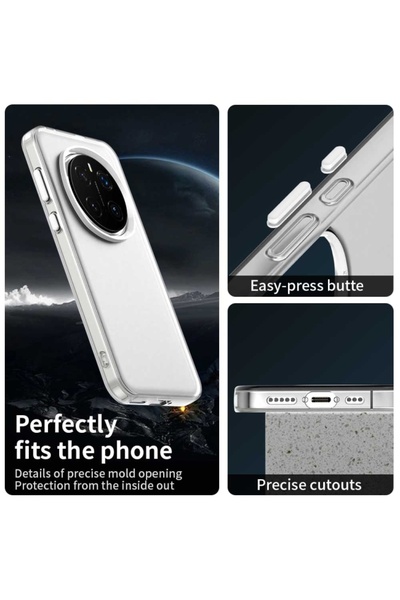 Deppo Trend Honor Magic 7 Pro Compatible Case Non-Yellowing Stain-Resistant Frosted Matte Colorful Soft Transparent Silicone Cover