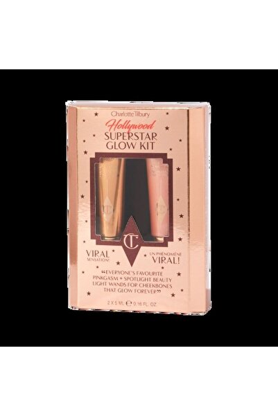 charlotte tilbury Set cadou iluminator Superstar Glow Kit Pinkgasm&Spotlight 2x5ml