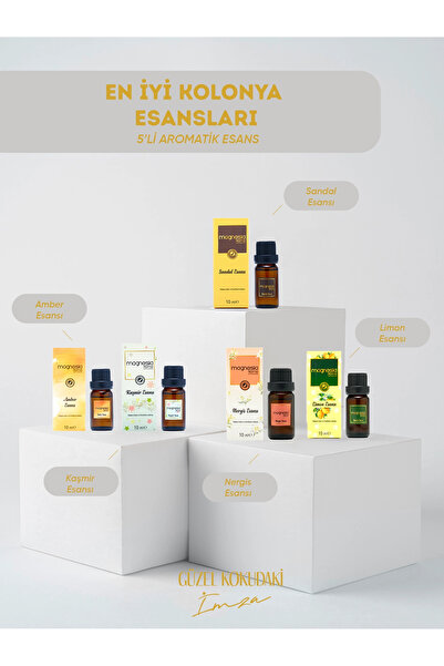 Magnesia Kozmetik Pure Touches Magnesia Esans Uçucu yağlar ''Popüler Kolonya ...